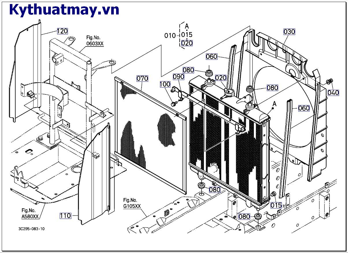 Bộ tản nhiệt ( Cũ) 50001 đến 89999